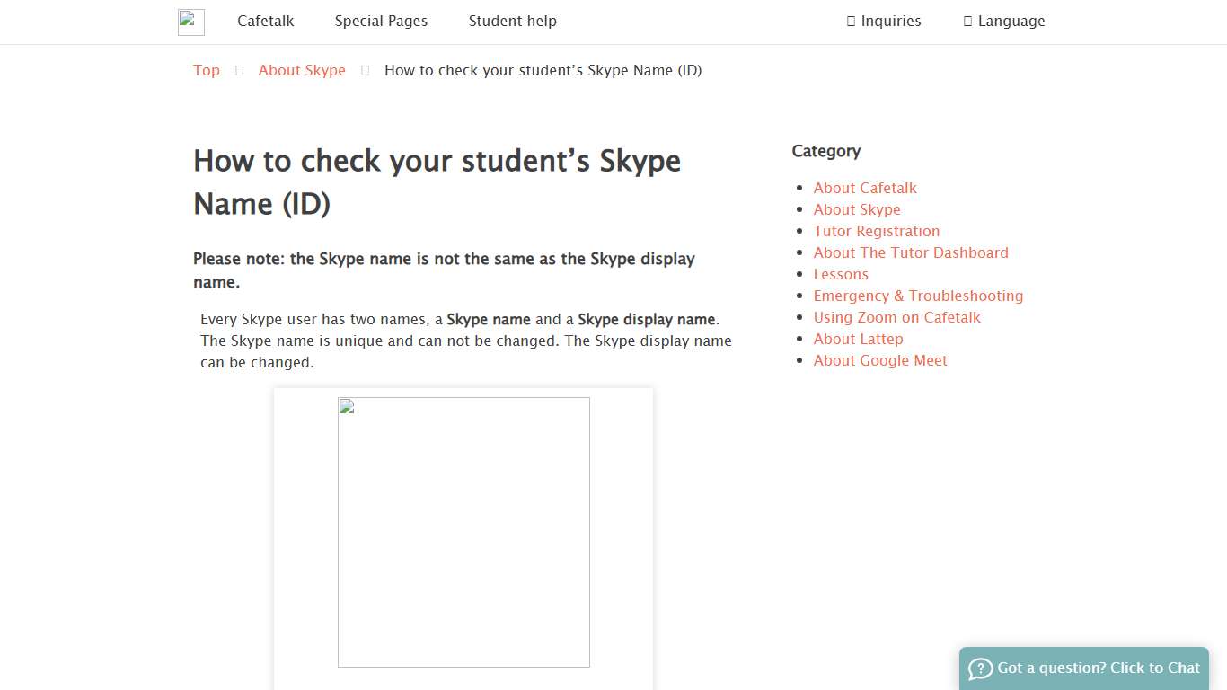 How to check your student’s Skype Name (ID) | Cafetalk Tutor FAQ