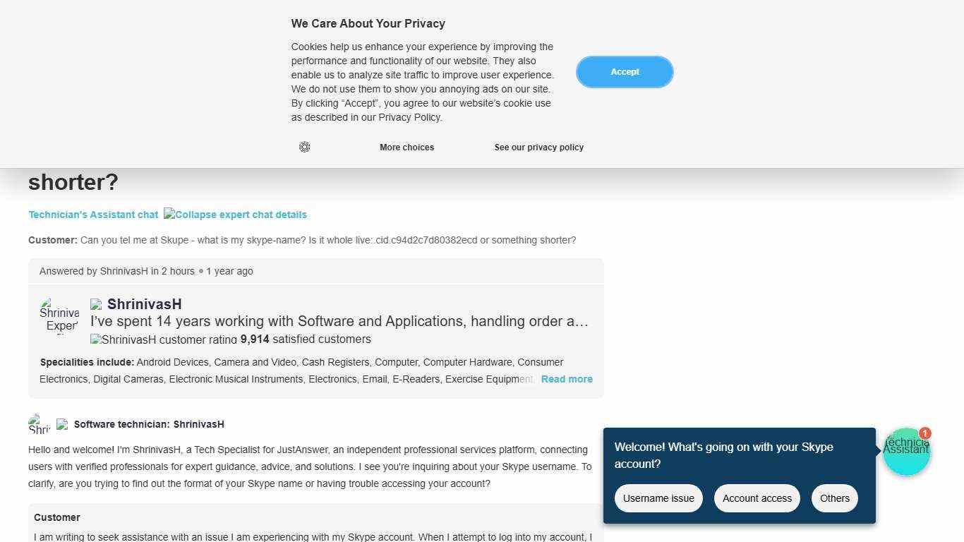 Can you tel me at Skupe - what is my skype-name? Is it whole live:..c94d2c7d80382ecd or something shorter?
